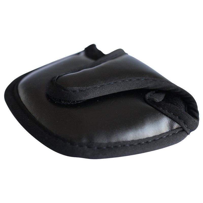 PGC Small Black Golf Putter Headcover Leatherette Club Head Cover Perfect for Mallet Putters Fits Most 2 Ball Putters Clubs - Image 4